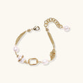 Bracelet Chaîne Perle Dorée