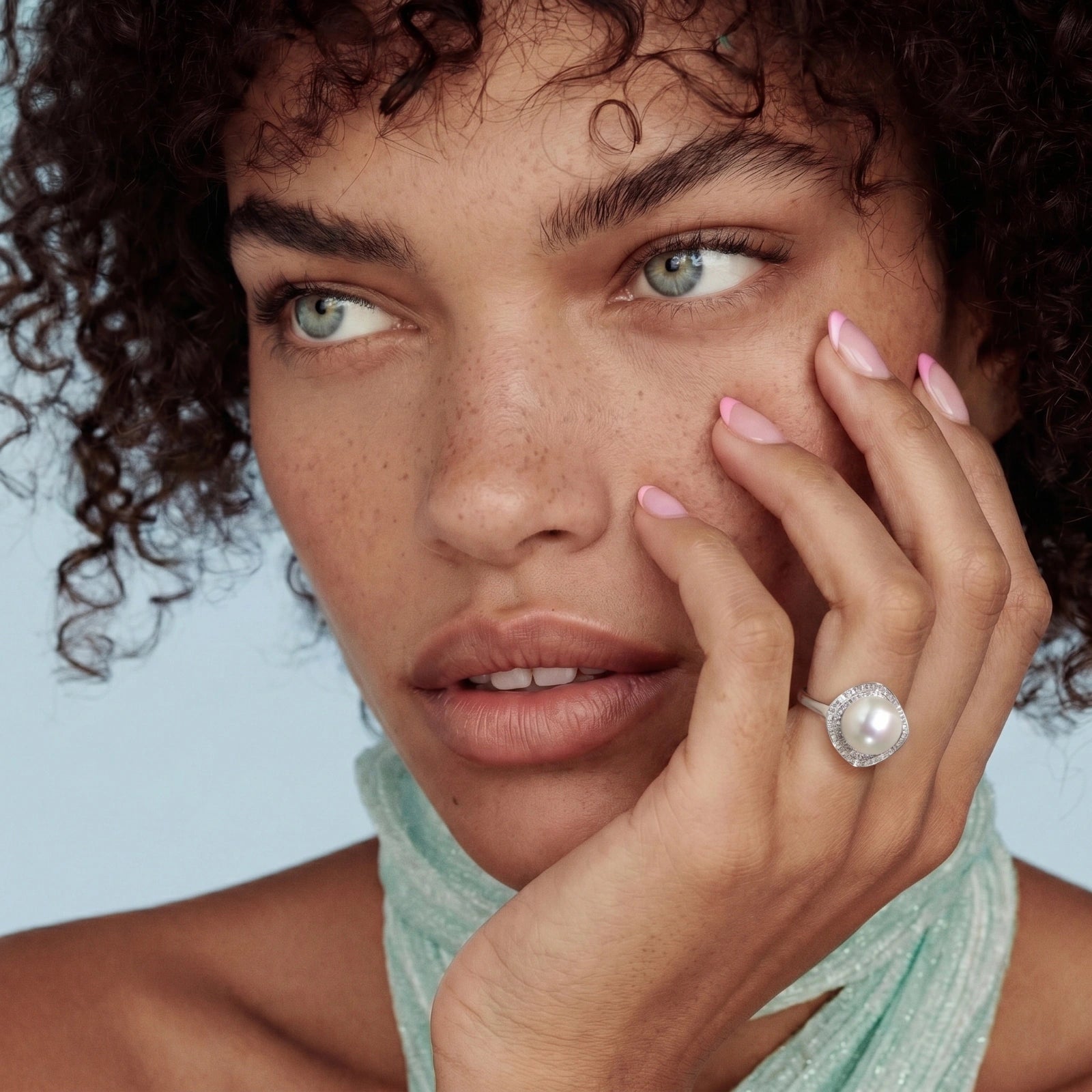 Bague Pearl Halo Dreams