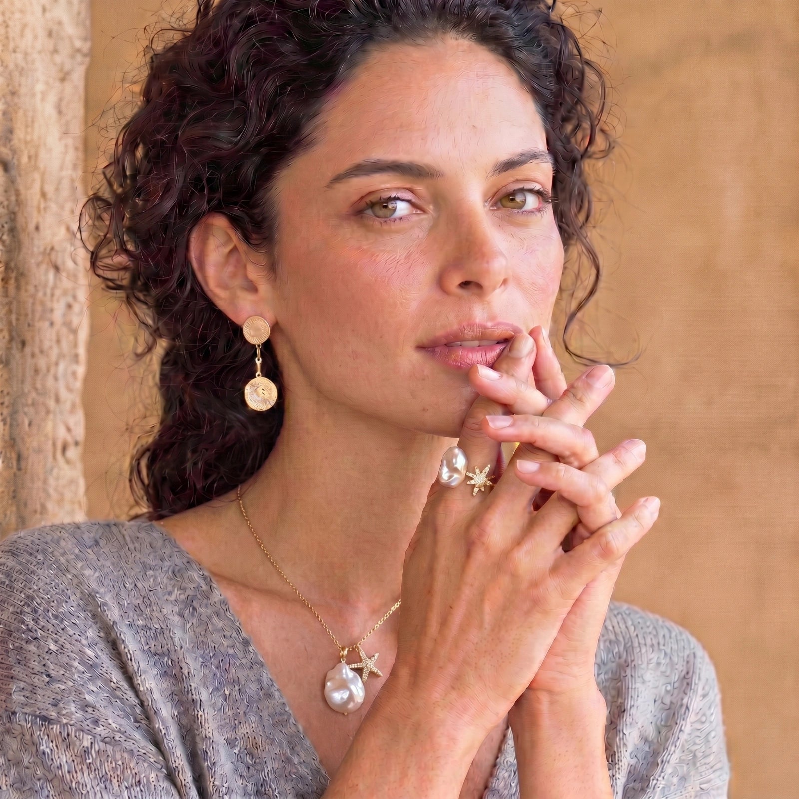 Bague Rêves de Perles Étoilées